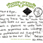 Postcard from client